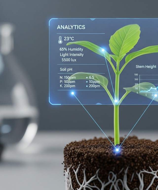 Data-driven analysis of plant health